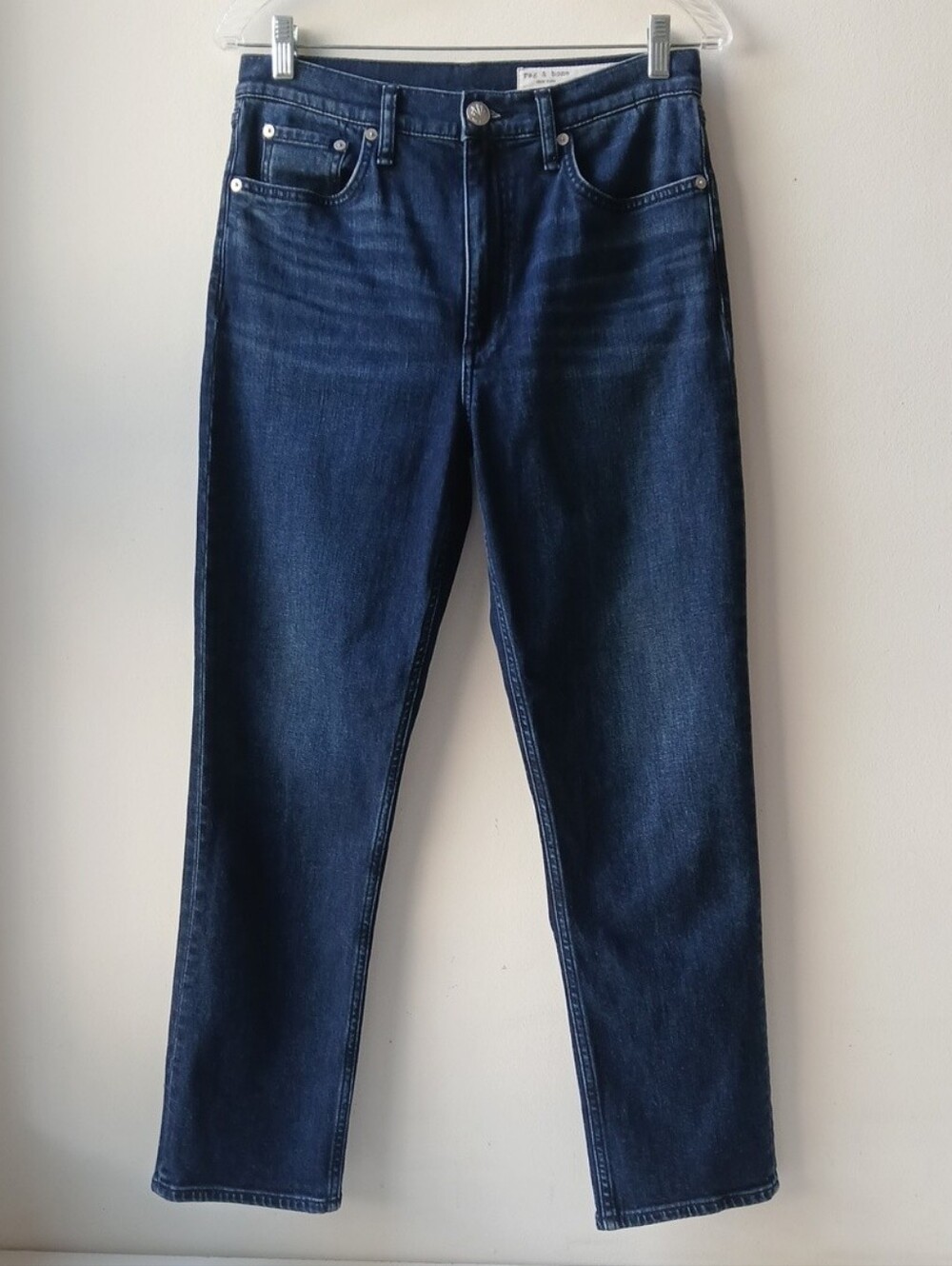 Rag & Bone Wren High Slim Straight Jeans Ella Wash Women's 27